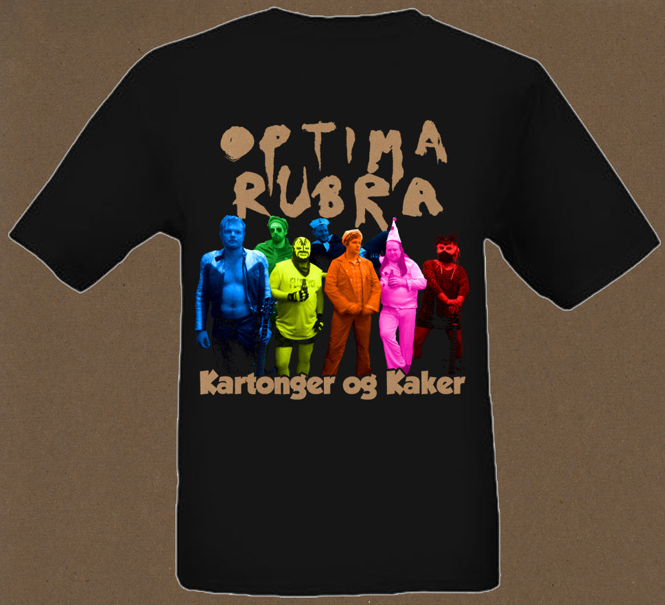 Optima Rubra - Kartonger og Kaker - T-shirt